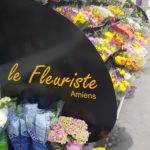 présentoir de fleuriste en métal