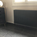 radiateur en fonte peint